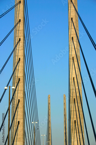 Detail view Oresund Bridge