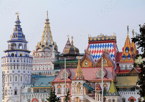 colorful buildings in Moscow city