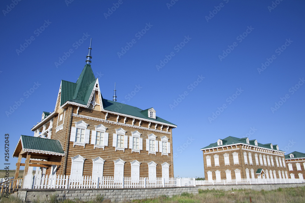 Russian style houses