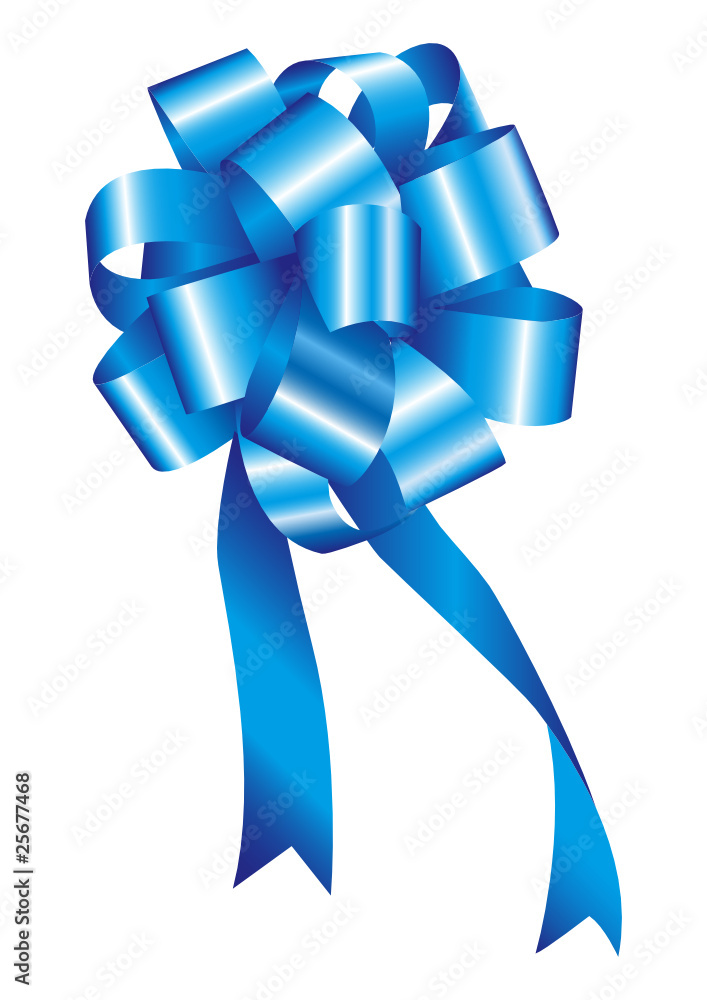 青いリボン Stock Vector Adobe Stock