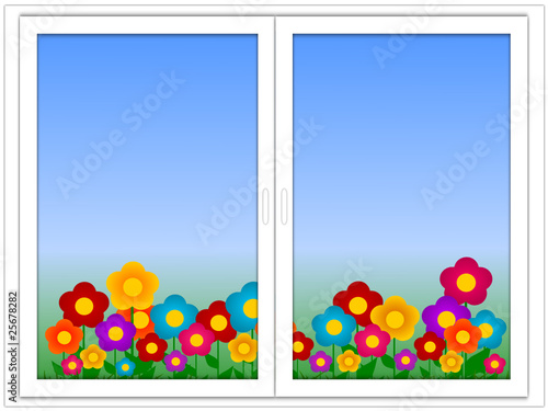 Blumenfenster