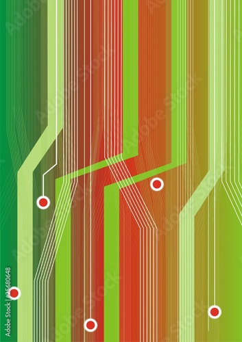Vector dynamic hi-tech abstract background