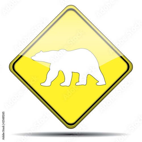 Señal oso polar
