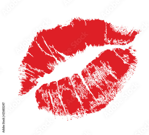 lip mark in jpg and vector