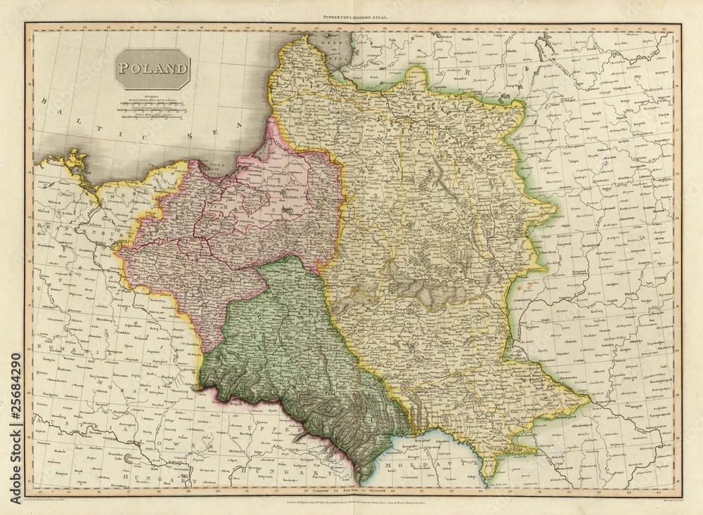 Obraz premium Stara mapa