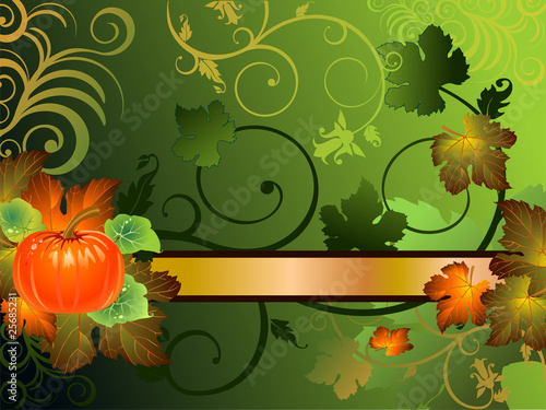 Zucca e foglie