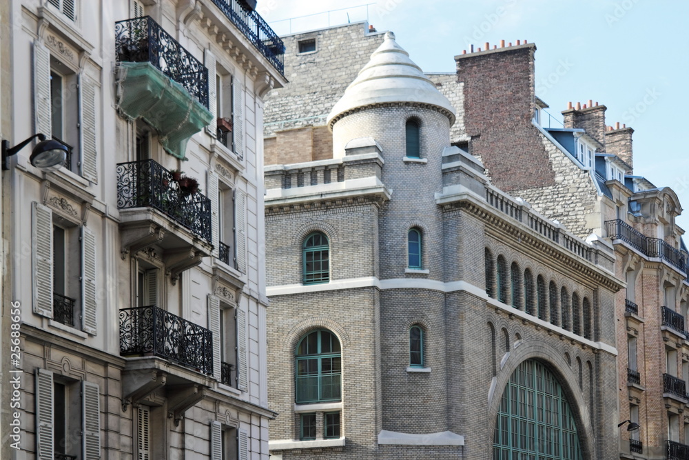 Paris, Frankreich - Architektur-Kontraste
