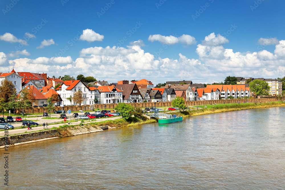 Minden mit Fischerstadt an der Weser, Deutschland