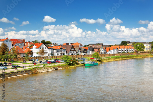 Minden mit Fischerstadt an der Weser, Deutschland photo