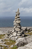 Stack of rocks on irish coast