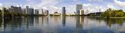 Downtown Orlando  Florida Skyline Panoramic