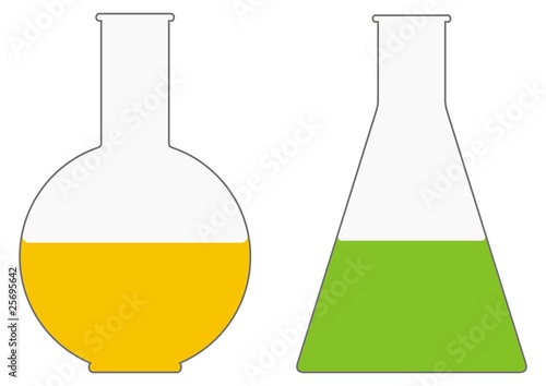 chemistry bottles colba erlenmayer