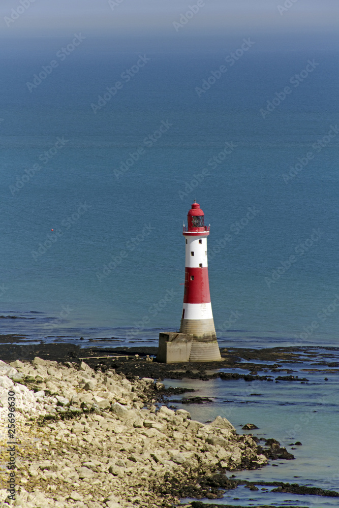Leuchtturm am Beachy Head bei Eastbourne, Grafschaft East Sussex