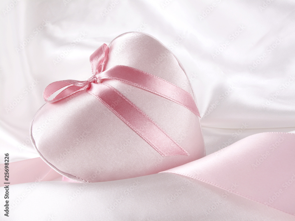Heart on satin Heart on satin
