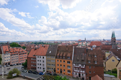 View from the Imperial Castle - N  rnberg Nuremberg  Germany
