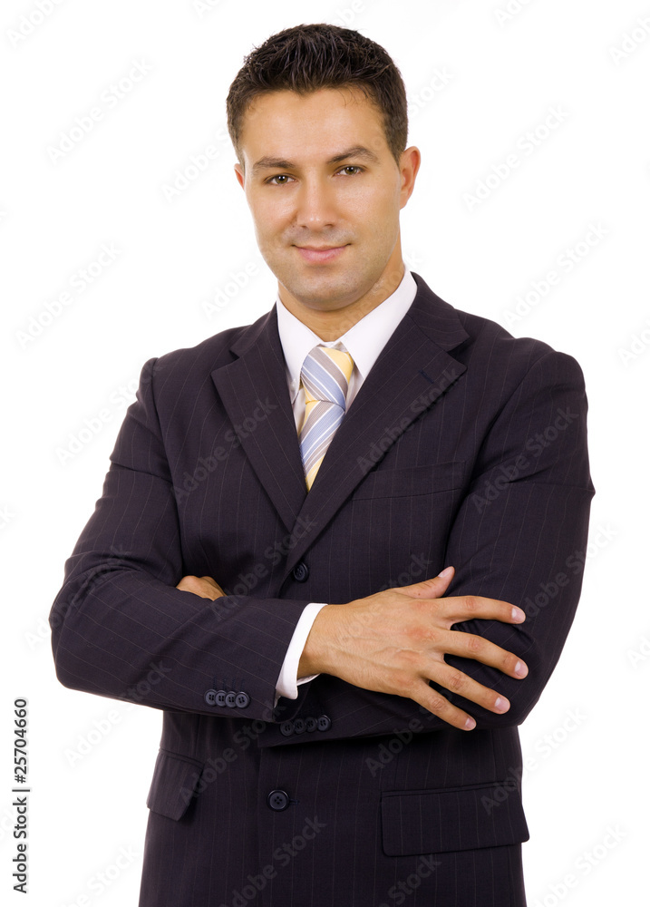 young business man portrait isolated on white young business man portrait isolated on white
