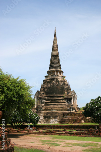 Ruins in Ayutthaya, Thailand.