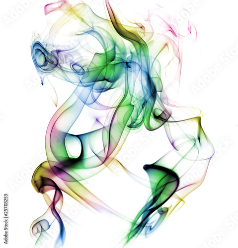 Colorful abstract smoke