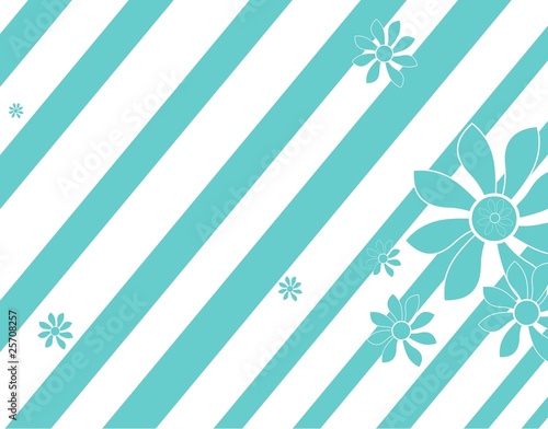 Blue flower background