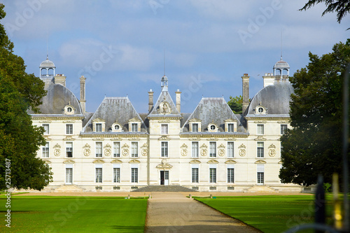 castle of a valley of the river Loire.Chateau de Cheverny