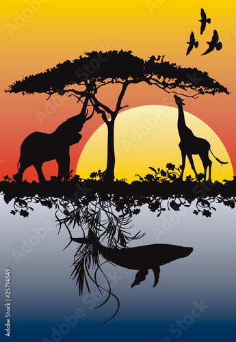Save earth, water and air background