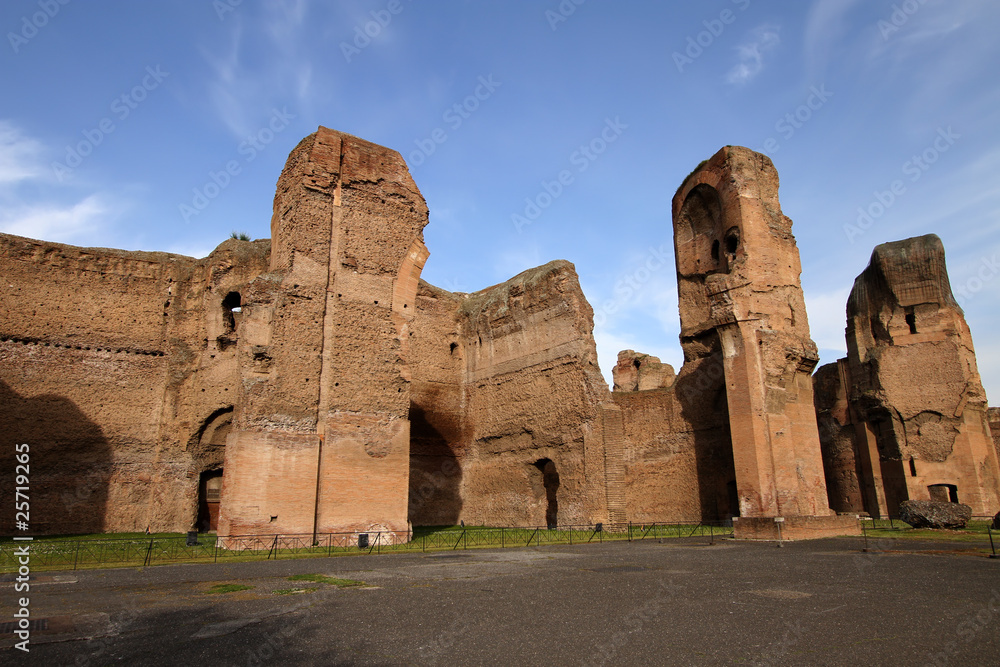 Terme di Caracalla (Baths of Caracalla) in Rome, Italy