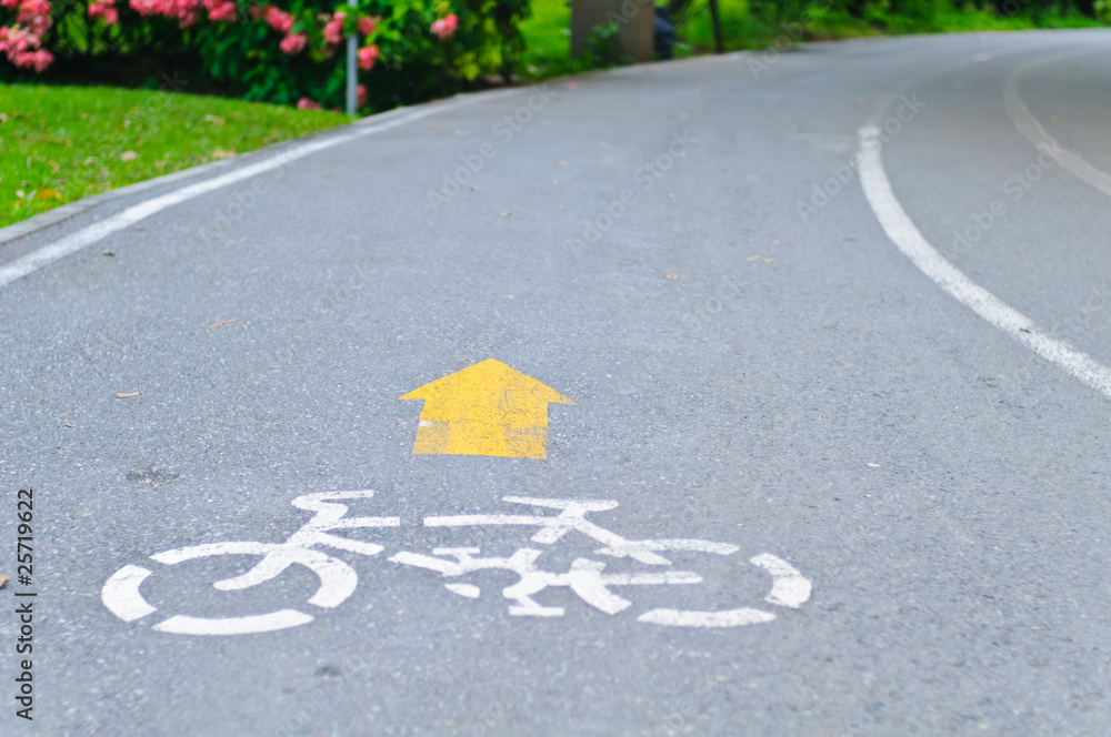 Fototapeta premium bike lane