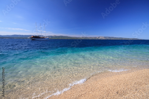 spiaggia di Zlatni Rat - Bol (Croazia)