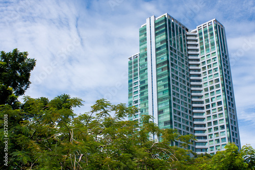 Tall condominium or apartment © vachiraphan