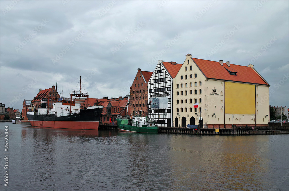 Central Sea Museum in Gdansk, Poland.