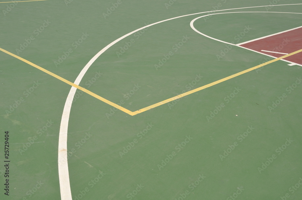 Fototapeta premium Basketball court
