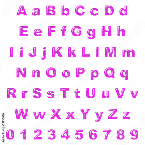 bubble alphabet