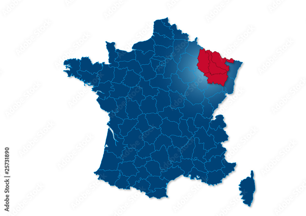 Obraz premium Région Lorraine France