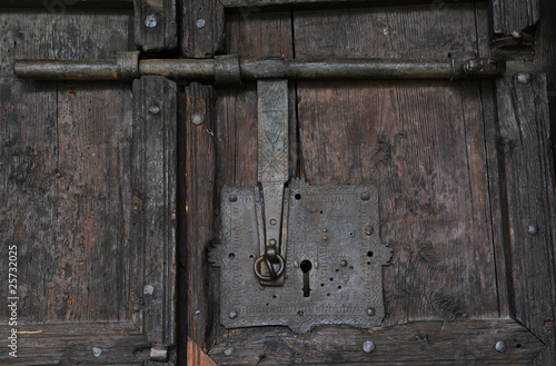 Old door lock