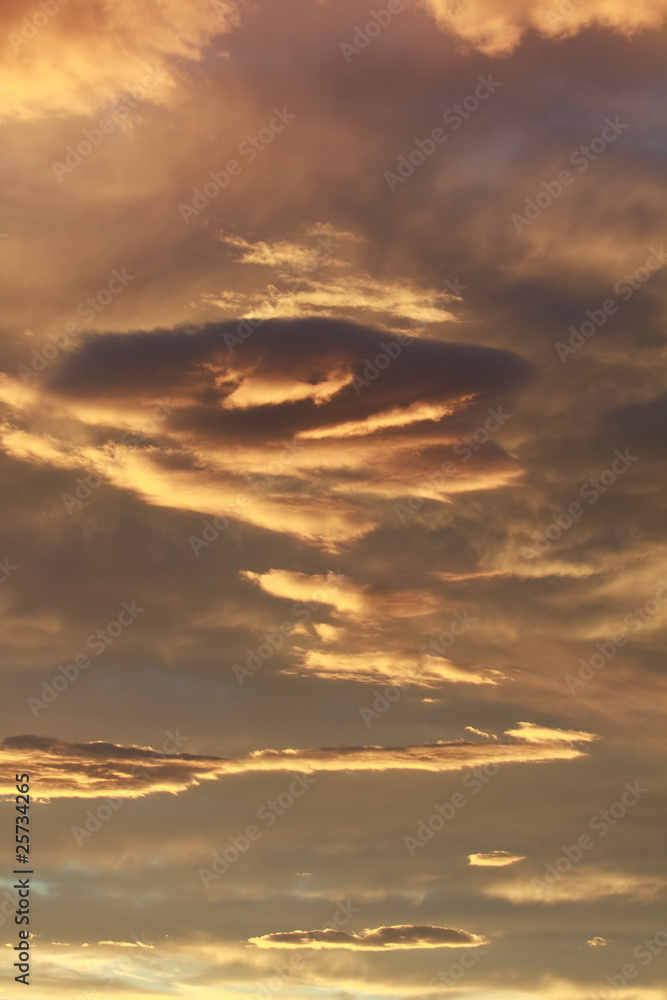 Fototapeta premium tramonto dopo il temporale