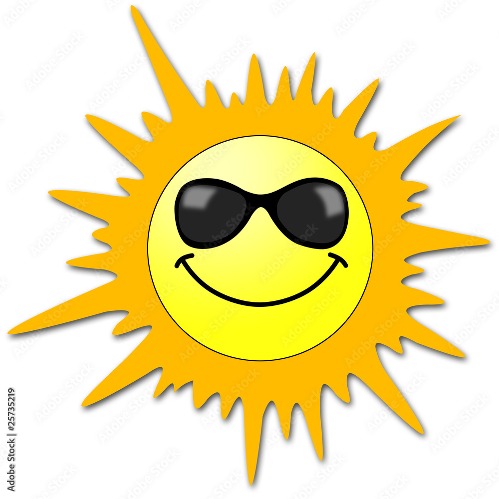 Sole con occhiali Sole con occhiali