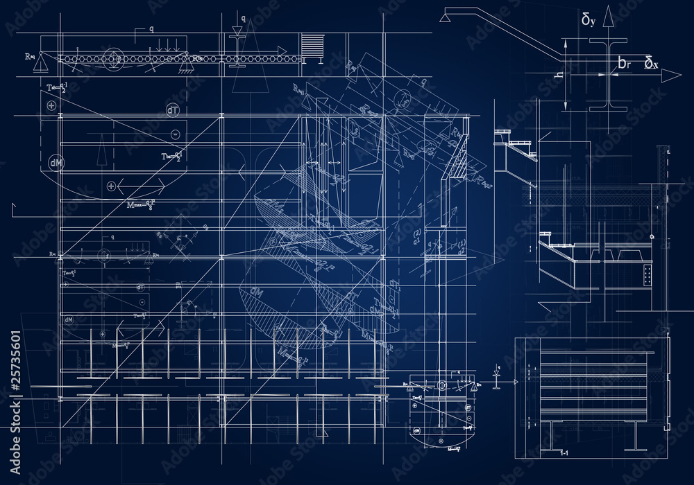 Architectural blueprint Architectural blueprint