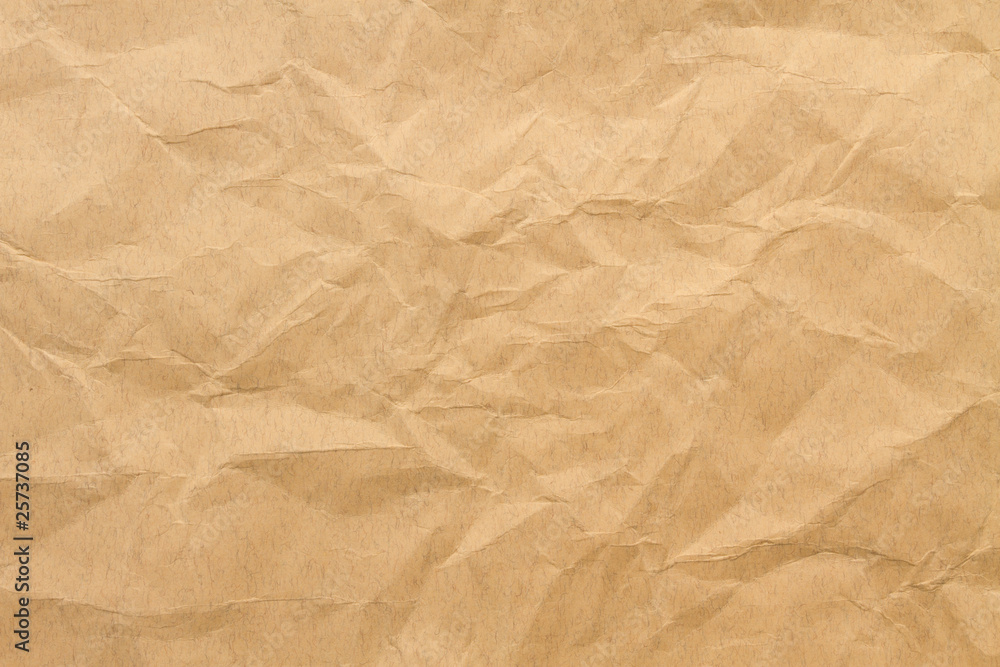 Paper is wrinkled Paper is wrinkled