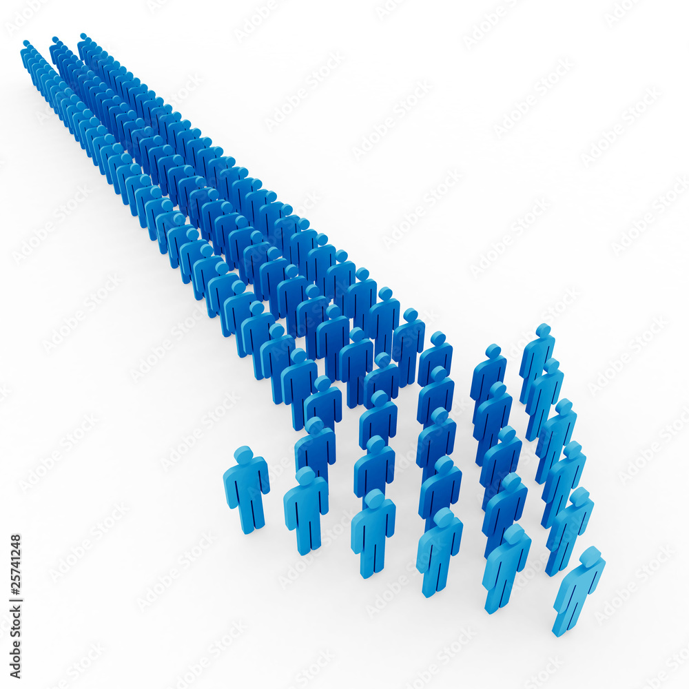 Fototapeta premium Conceptual image of teamwork
