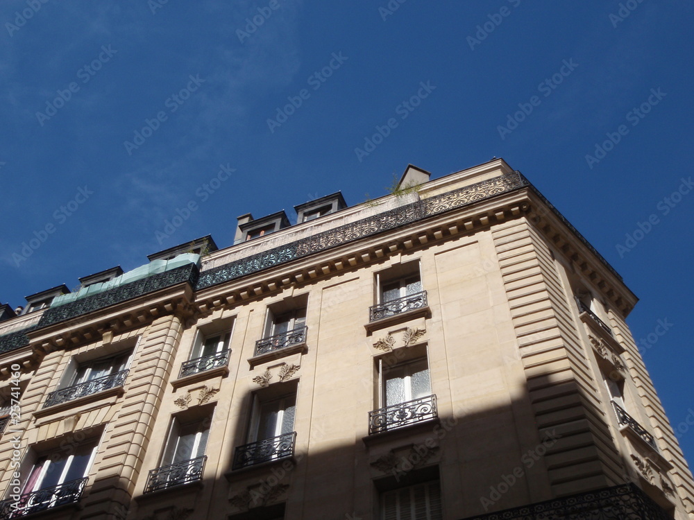 Immeuble du quartier d'Auteuil à Paris