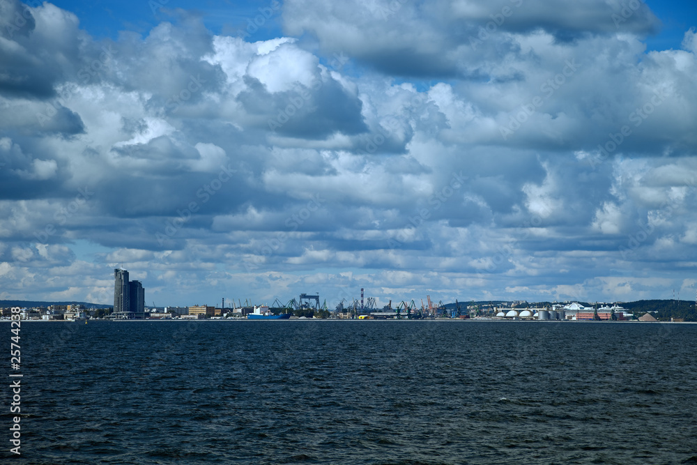 Panoramic view of Gdynia