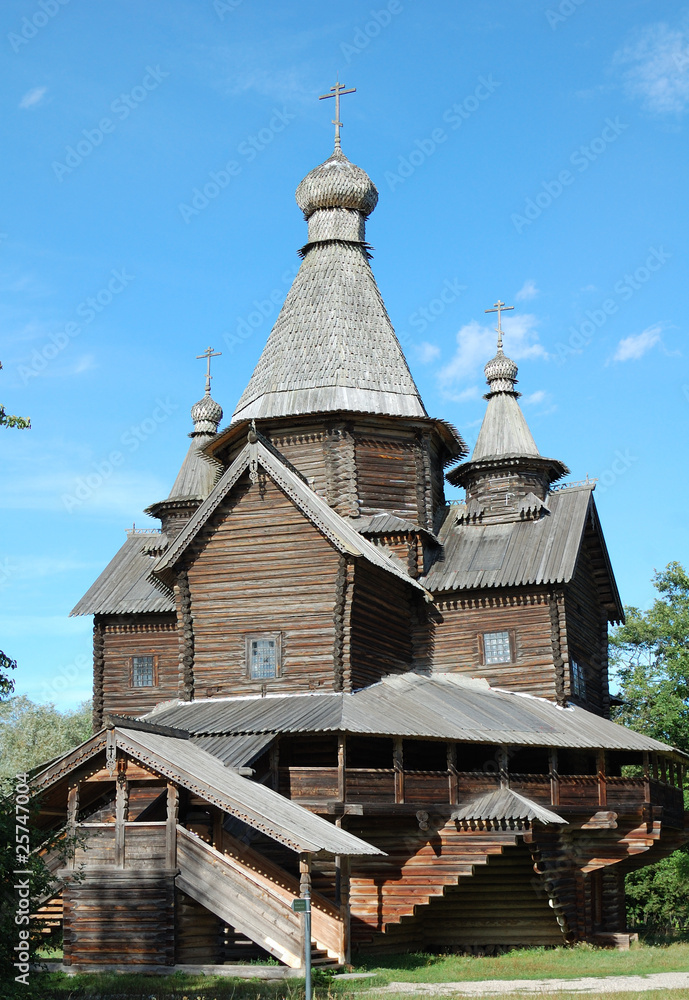 Orthodoxal wooden church