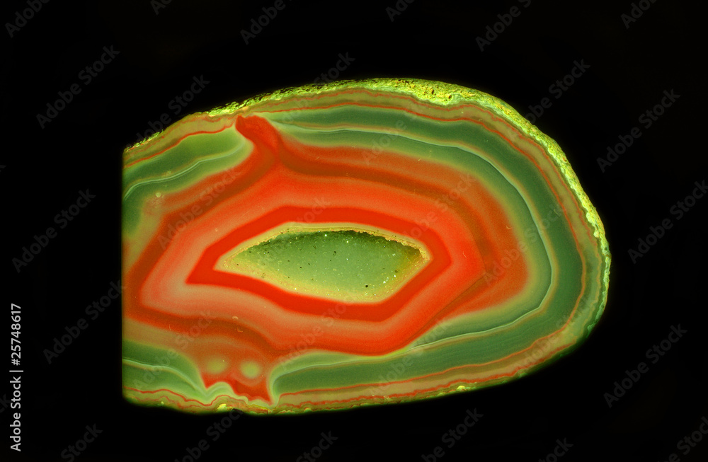Colorful enigmatic geode stone from Germany Colorful enigmatic geode stone from Germany