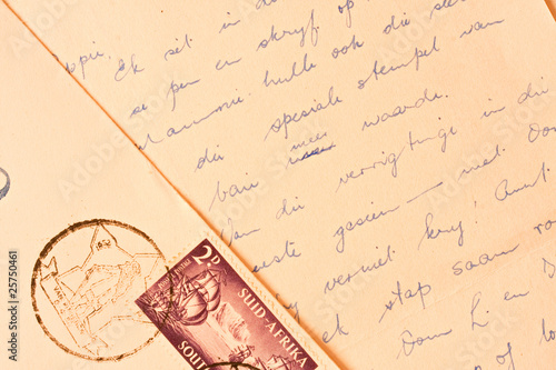 old handwritten letter
