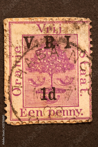 postage stamp orange free state