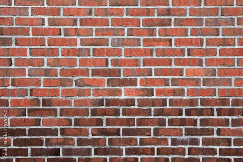 Wall in Norway made of bricks. Good as textured background.