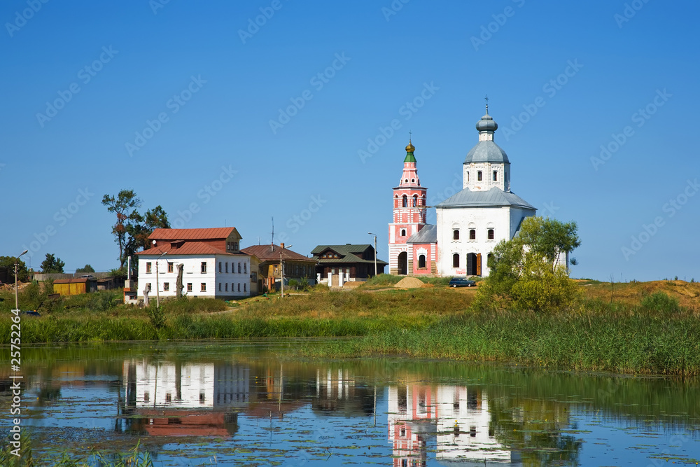 church  and river  at Suzdal