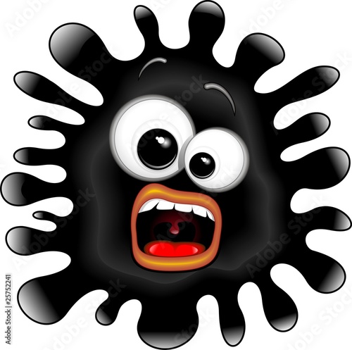 Macchia di Inchiostro Fumetto-Ink Splat Cartoon-Vector