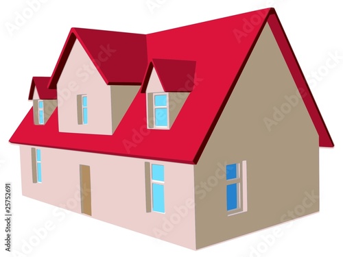 Vector Illustration of house