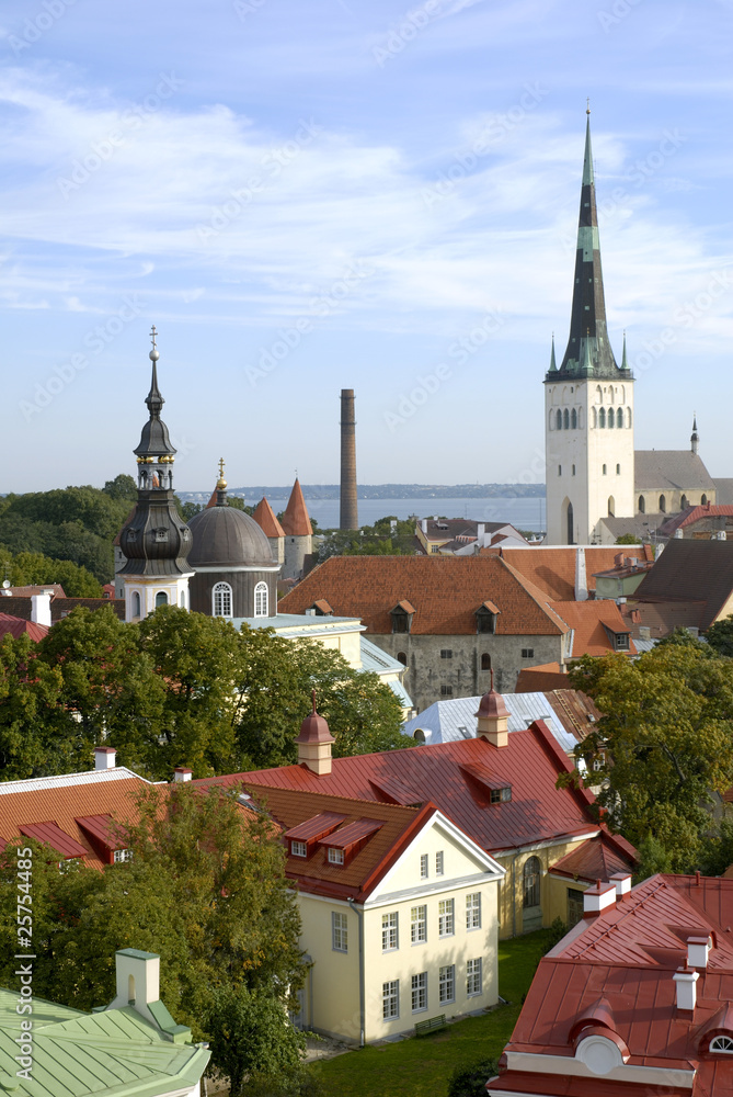 Tallinn - View from Patkuli Belvedere on Toompea Hill